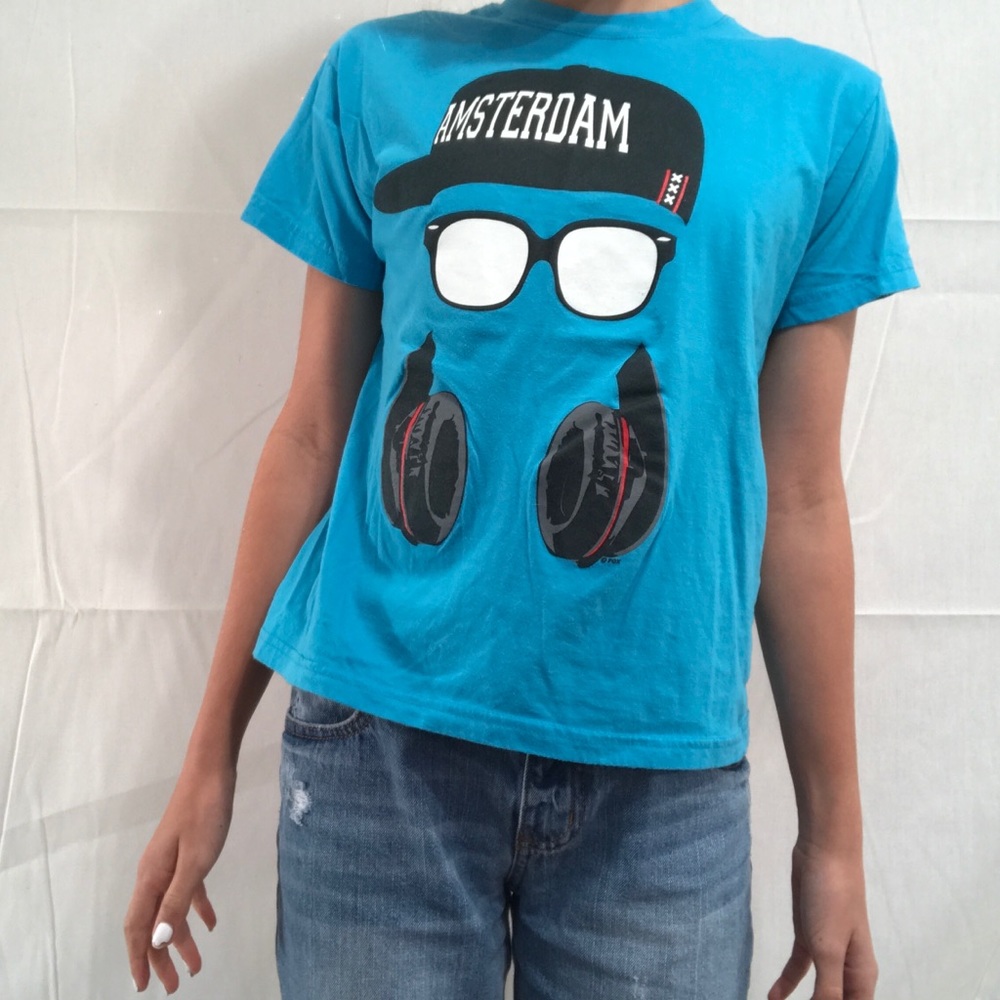 Amsterdam blue shirt- RARE FROM FLEA MARKET